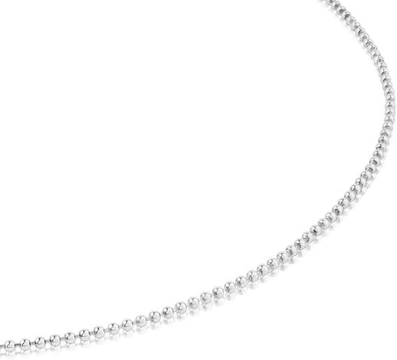 Gargantilla TOUS Plata de Ley 925 con Bolas – Colección Chain, Clásica