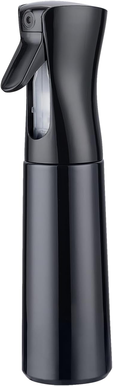 Pulverizador GRIFEMA 300 ml Negro – Niebla Fina, Uso 360°, Continuo, Recargable y Ergonómico
