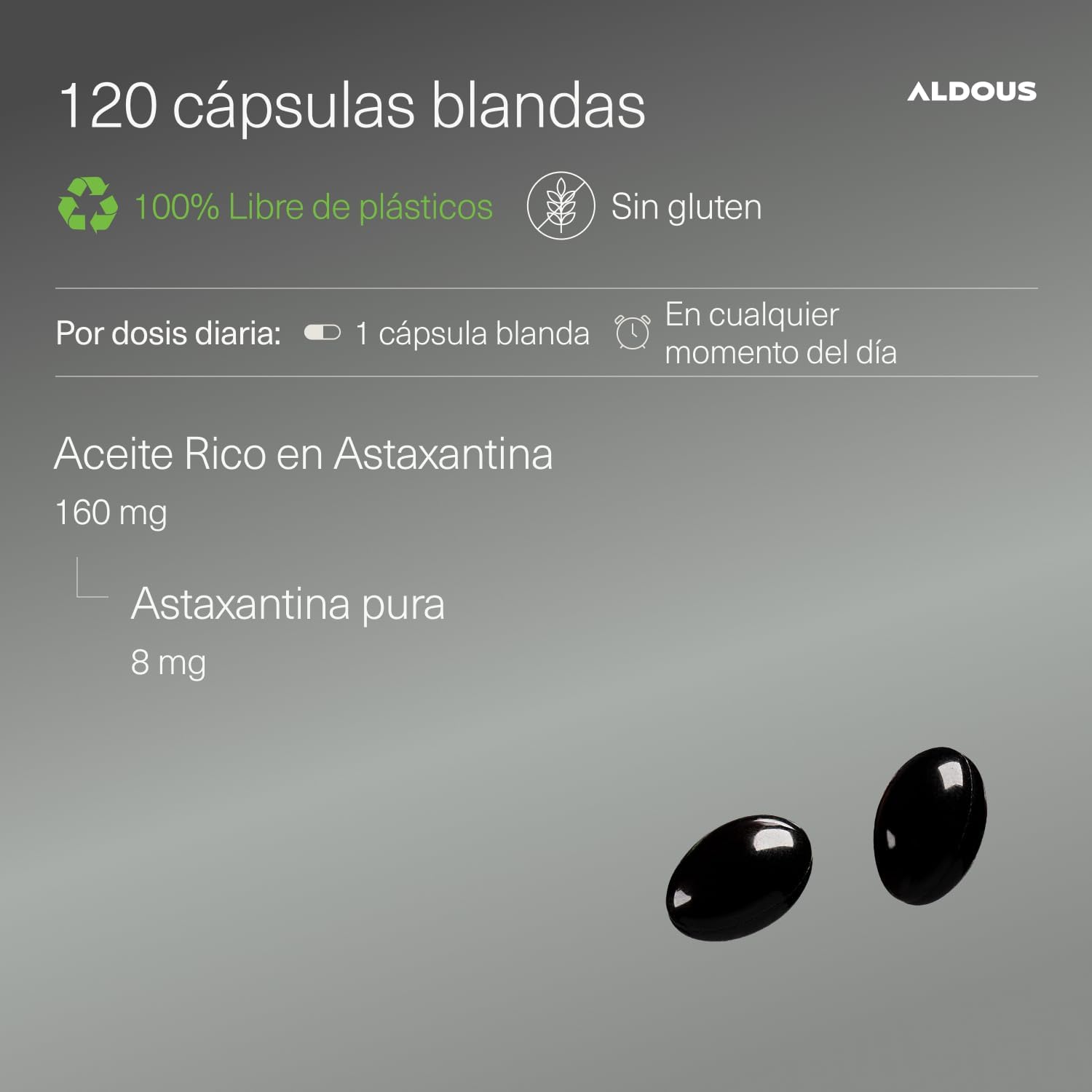 Astaxantina Natural 8mg | Antioxidante Potente – Aldous