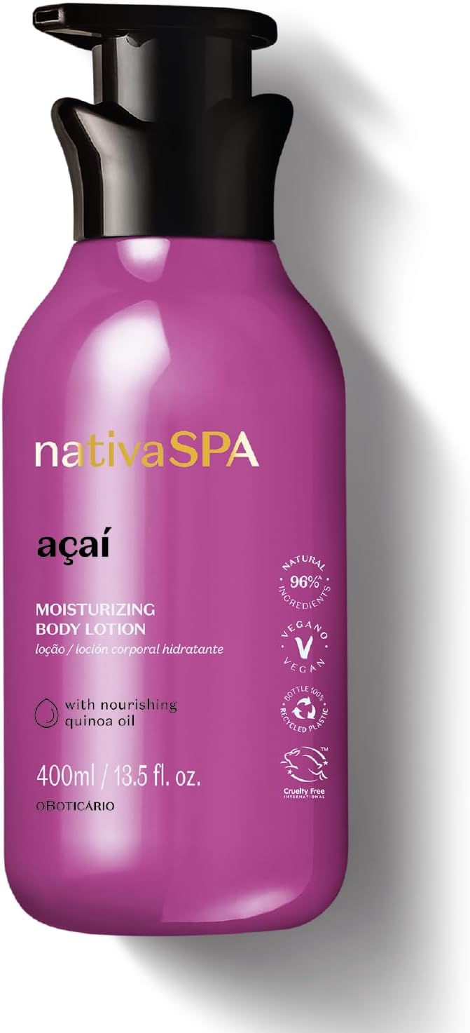 O Boticário Nativa SPA Acaí Set Regalo Crema Hidratante 400ml + Aceite Corporal 200ml
