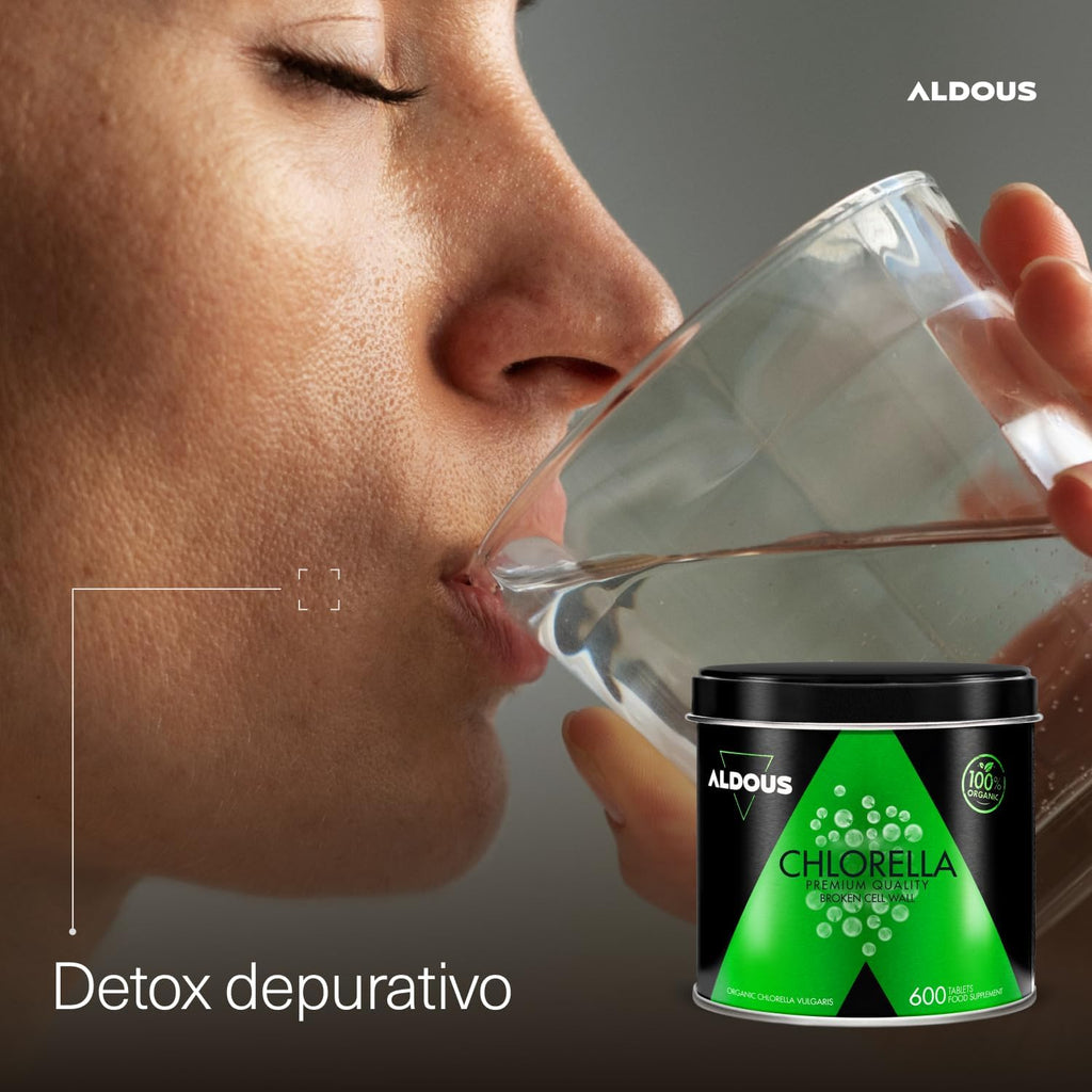 Chlorella Ecológica 600 Comprimidos | DETOX y Energía – Aldous