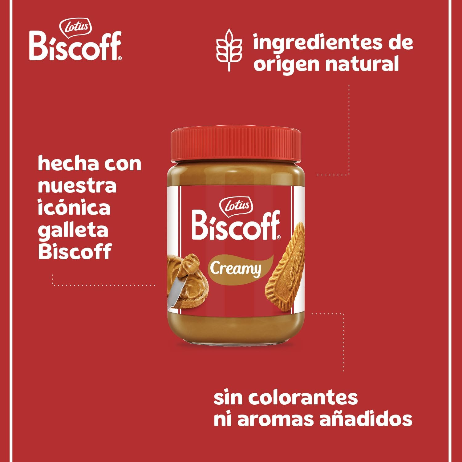 Crema de Galleta Lotus Biscoff 400 g – Sabor Caramelizado Original