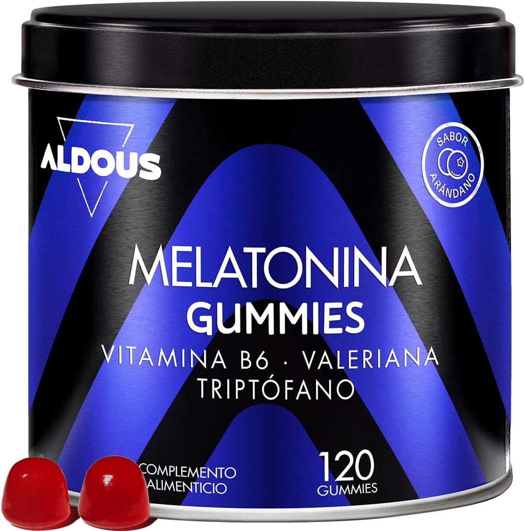 Melatonina Gominolas + Triptófano y Valeriana | Sueño – Aldous