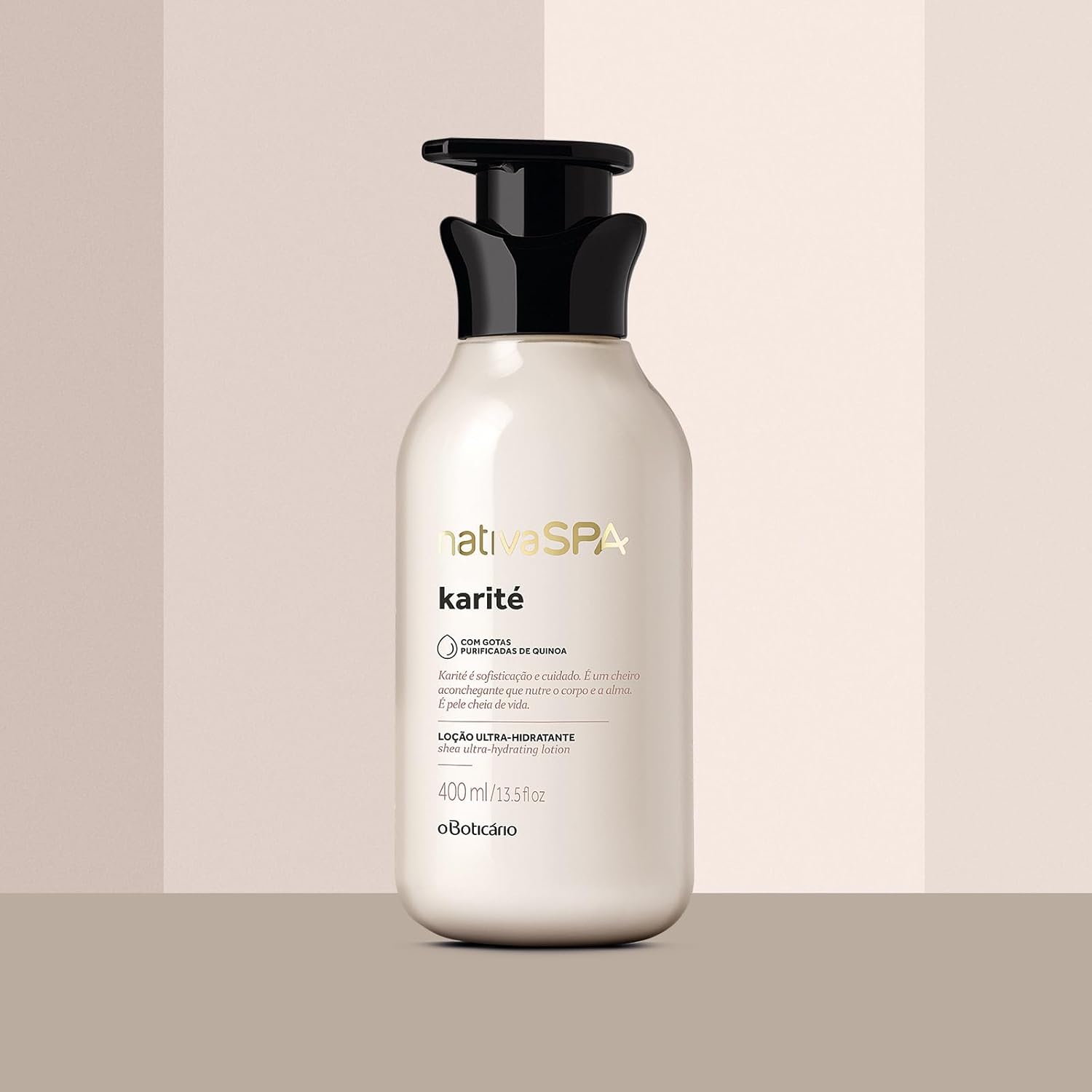 O Boticário Nativa SPA Karité Loción Corporal Hidratante Perfumada 400ml