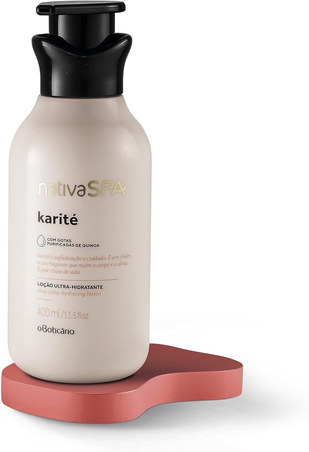 O Boticário Nativa SPA Karité Loción Corporal Hidratante Perfumada 400ml