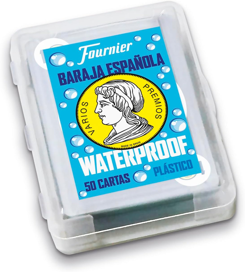Fournier Baraja Española Waterproof 100% Plastico - Playa y Piscina