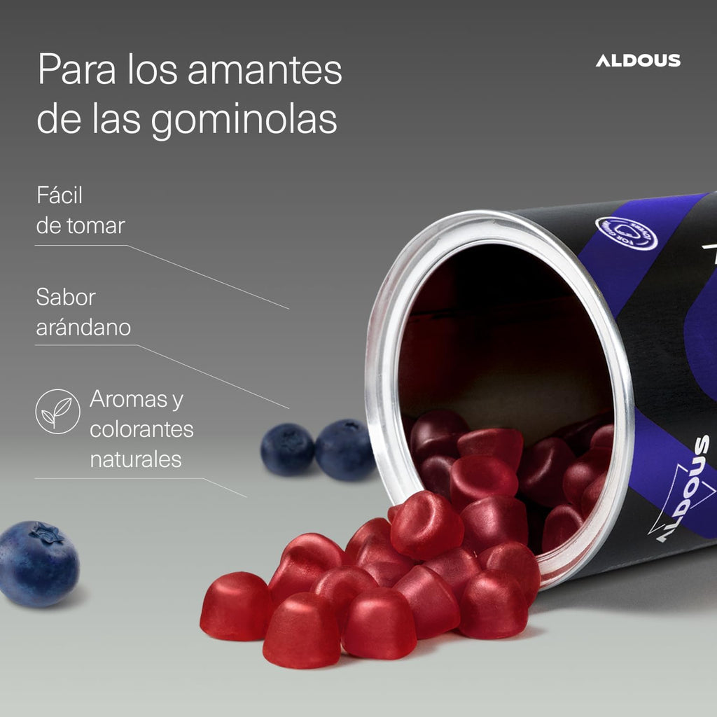 Melatonina Gominolas + Triptófano y Valeriana | Sueño – Aldous