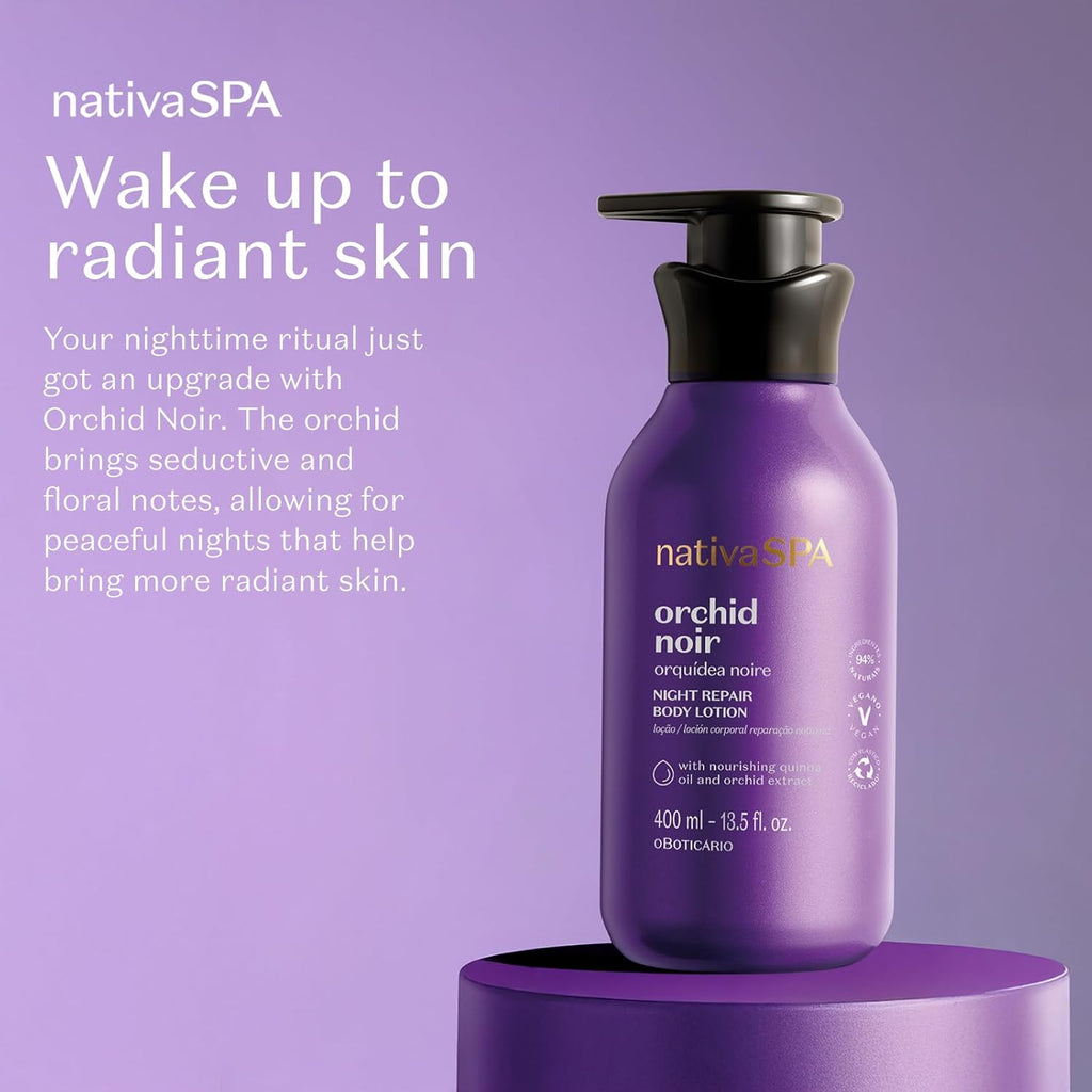 O Boticário Nativa SPA Orquídea Noire Loción Corporal Hidratante 400ml