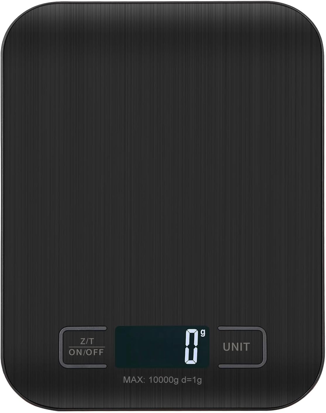 Báscula Digital de Cocina VIBOOS 10 kg – Precisión 1 g, Pantalla LCD, Función Tara (Negro)