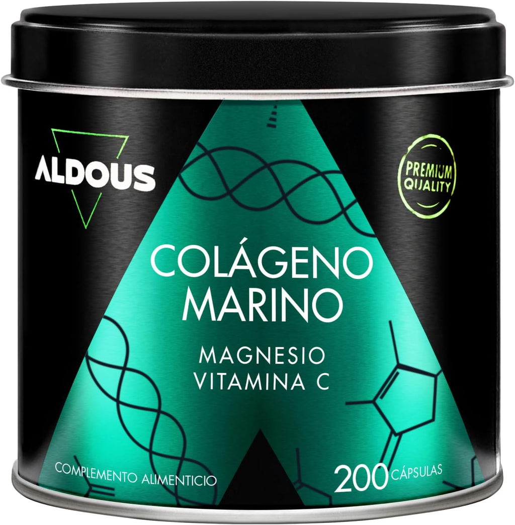 Colágeno Marino Naticol + Magnesio + Vitamina C | 200 Cápsulas – Aldous