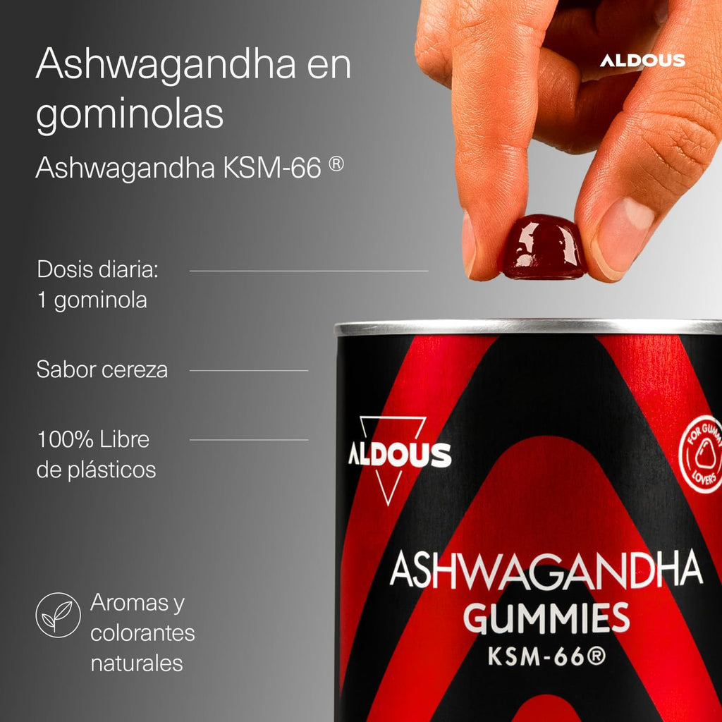 Ashwagandha Gominolas KSM-66 | Relajación y Energía – Aldous