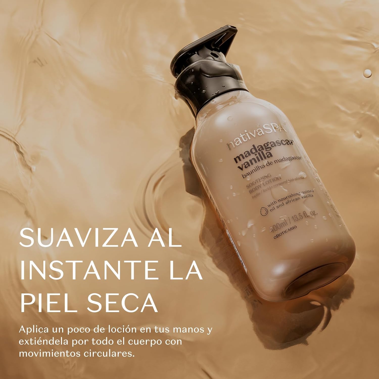O Boticário Nativa SPA Vainilla de Madagascar Loción Corporal Hidratante 400ml