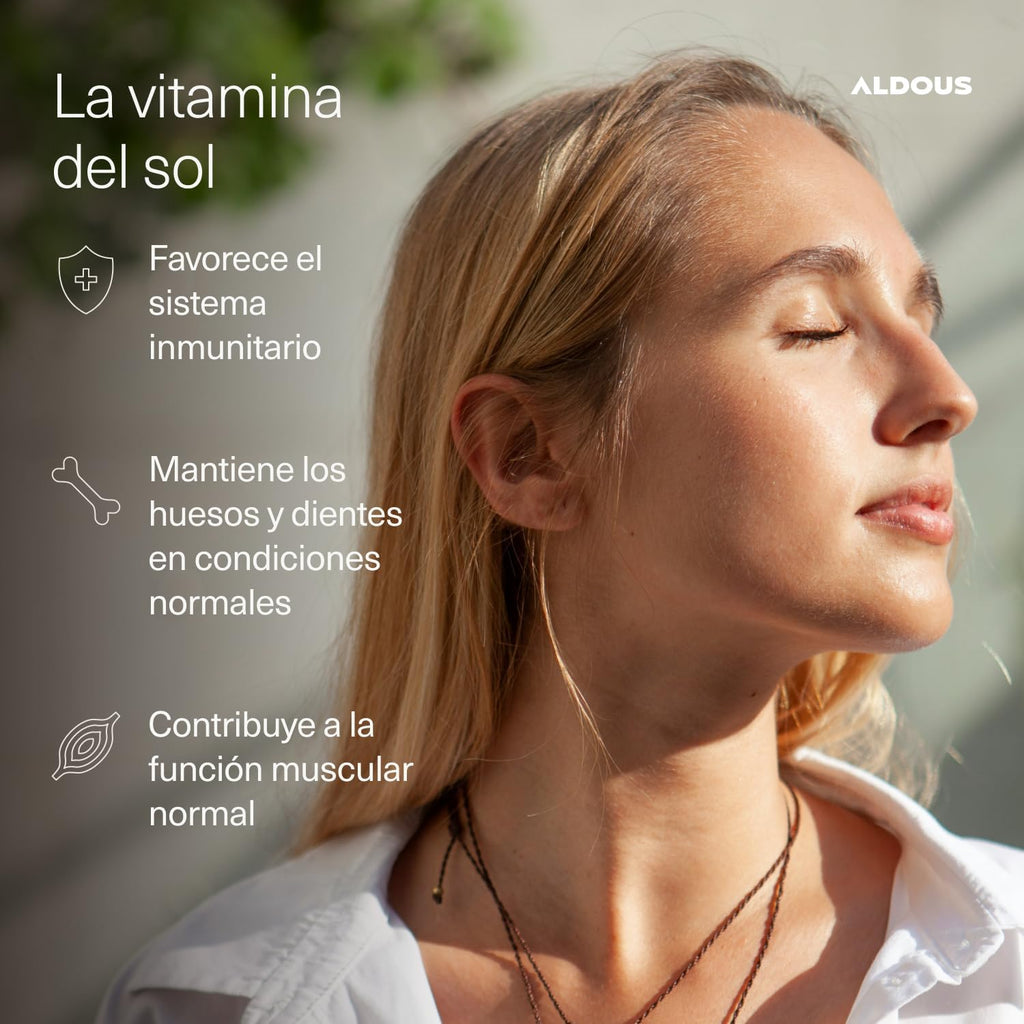 ALDOUS Vitamina D3 y K2 4000 UI - 250 comprimidos + 8 meses - Vitamina K2 100mcg - Vitamina D Colecalciferol