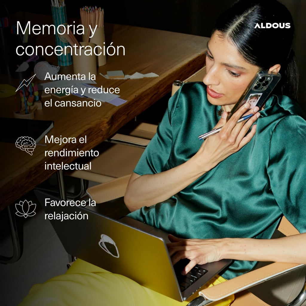 Nootrópico Natural | Memoria, Concentración y Energía – Aldous