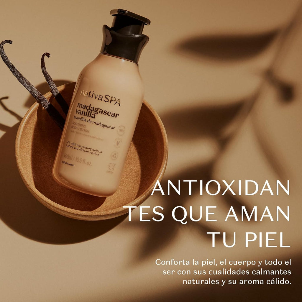 O Boticário Nativa SPA Vainilla de Madagascar Loción Corporal Hidratante 400ml