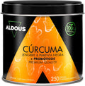 ALDOUS  PROBIÓTICOS + BIO Cúrcuma con Jengibre y Pimienta Negra - 1460mg - con Curcumina y Piperina - Antiinflamatorio Natural 250 capsulas