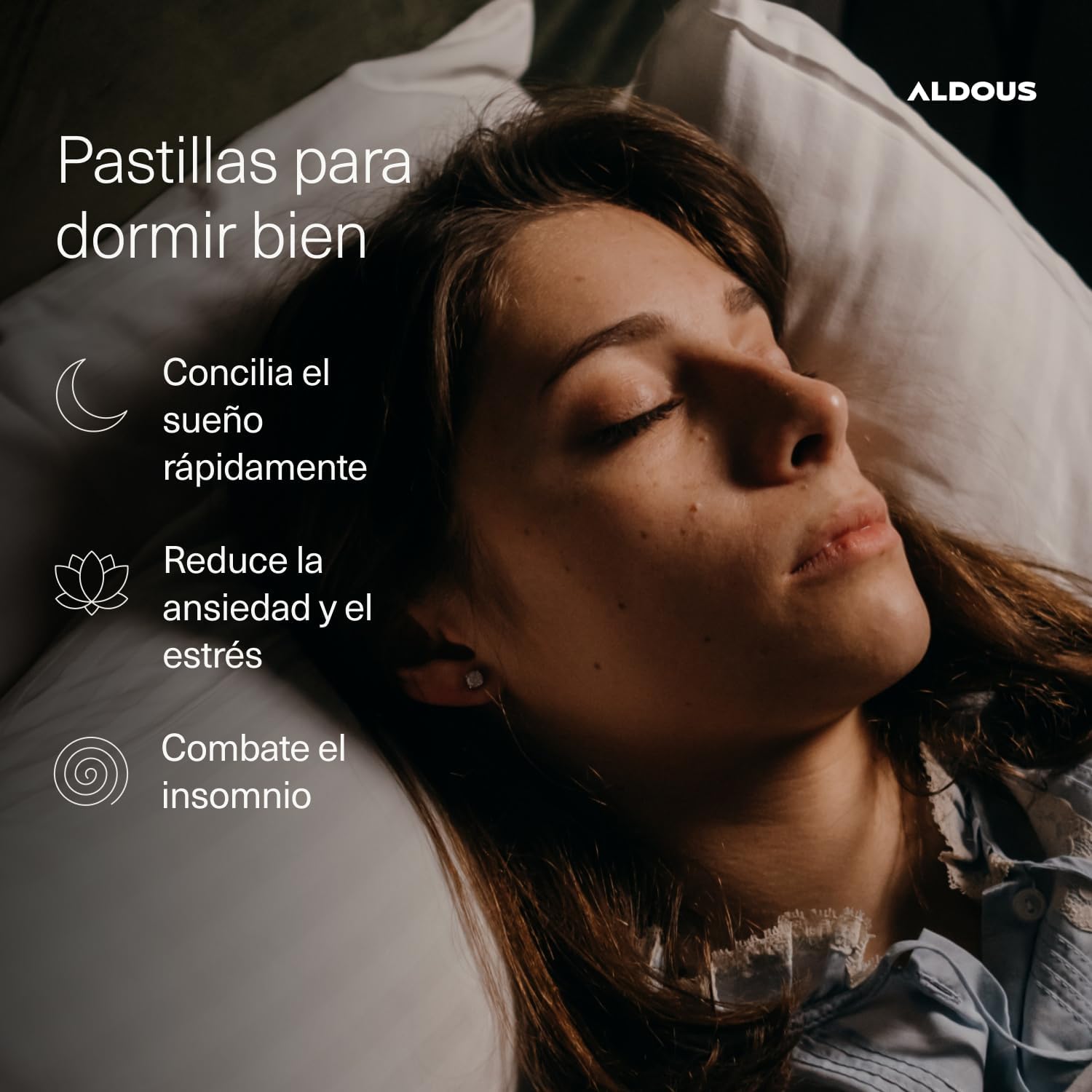 Melatonina 1,9mg + Magnesio, Valeriana y 5HTP | Sueño – Aldous