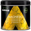 ALDOUS Citrato de Magnesio 1500 mg - 200 Cápsulas - Magnesio Puro 450mg + Vitamina C, B6, B5 Dosis Diaria