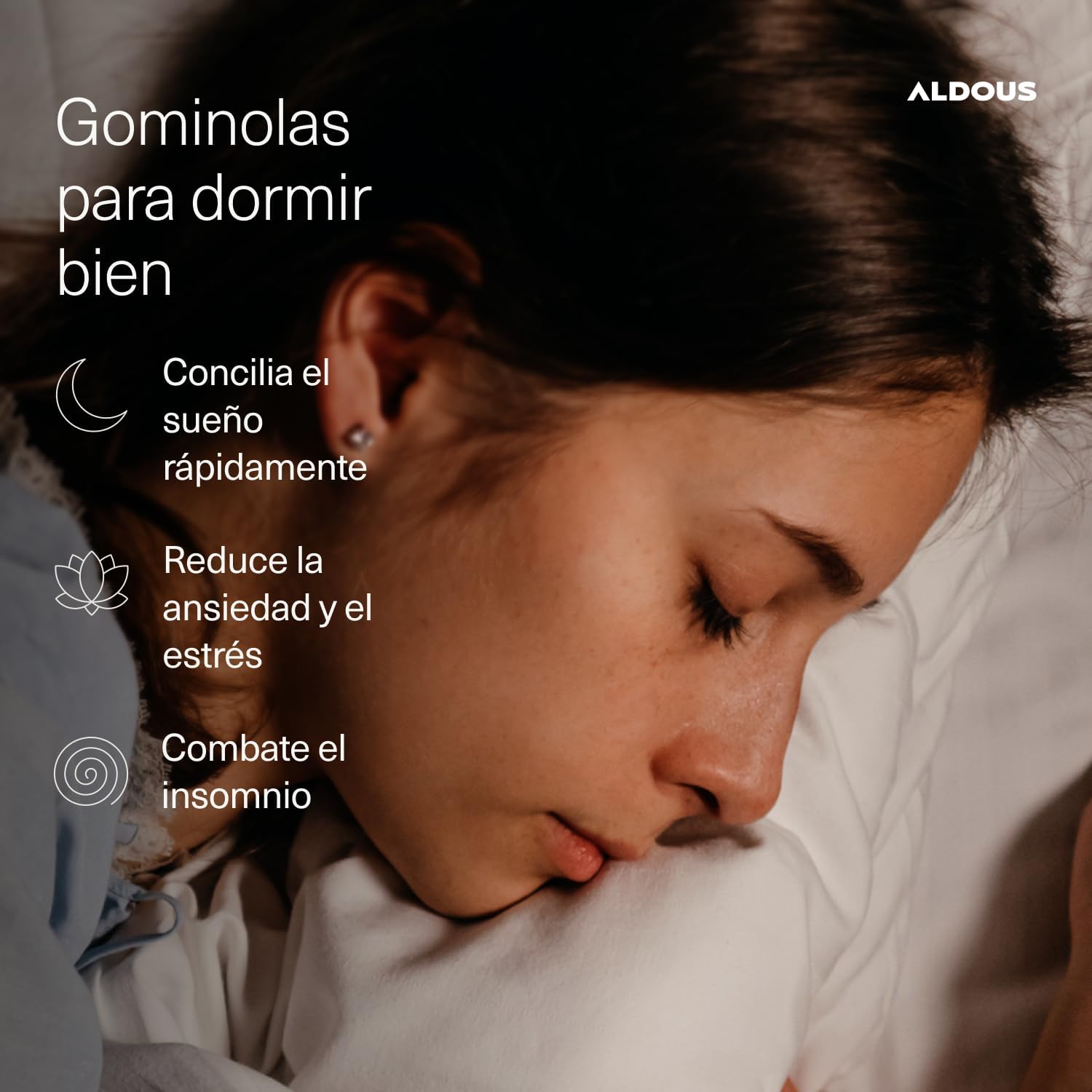 Melatonina Gominolas + Triptófano y Valeriana | Sueño – Aldous