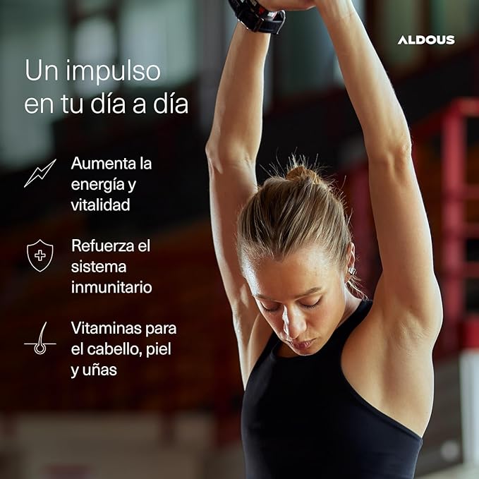 ALDOUS Gominolas Multivitaminas - 120 Gummies sabor natural Mora - 12 vitaminas y minerales - Todas las Vitaminas C, D, B12, E, A, B6, B5, Biotina, Ácido Fólico, Zinc, Yodo, Colina - ALDOUS