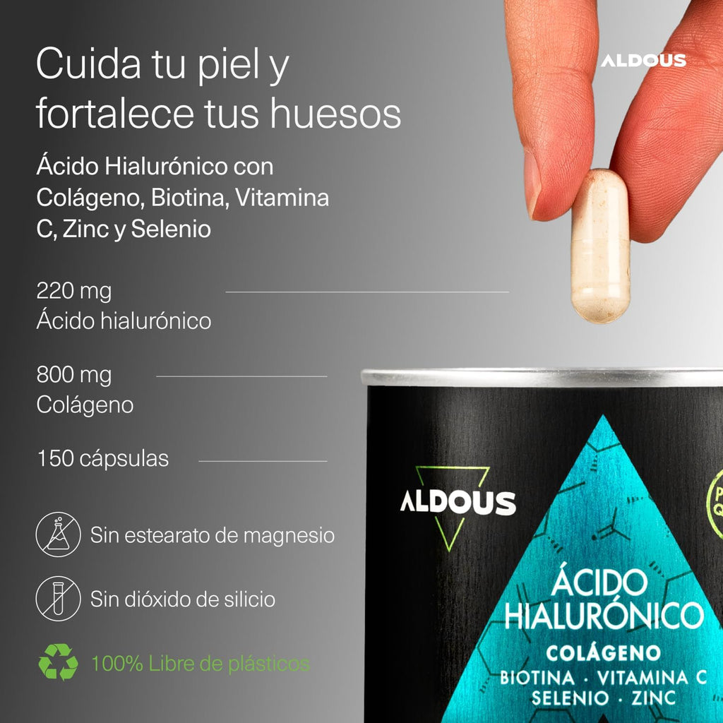 Colágeno Hidrolizado + Ácido Hialurónico | Piel y Articulaciones – Aldous