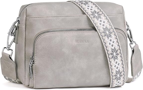 MUIIKOLA Bolso Bandolera Mujer Piel PU con Proteccion RFID - Correa Ajustable