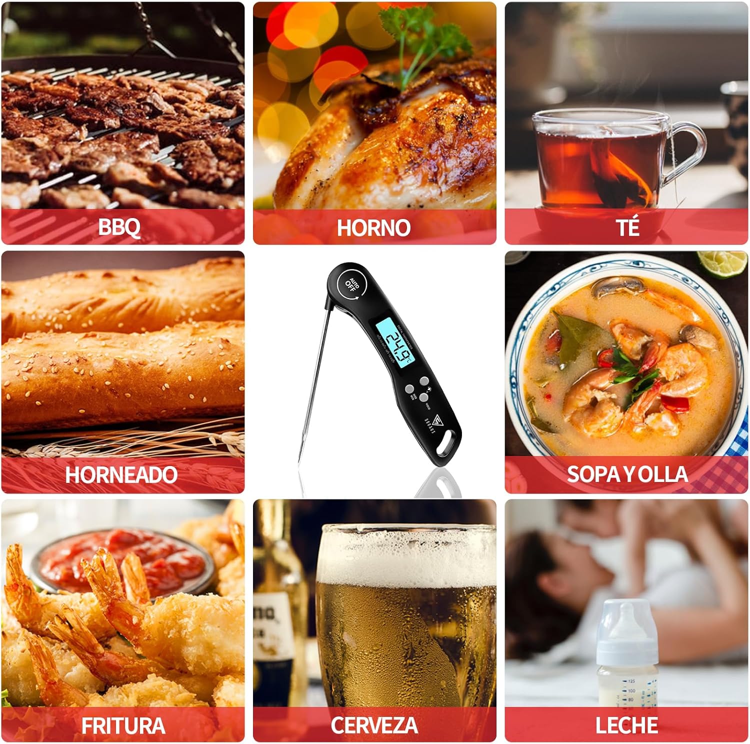 Termómetro de Cocina Digital DOQAUS