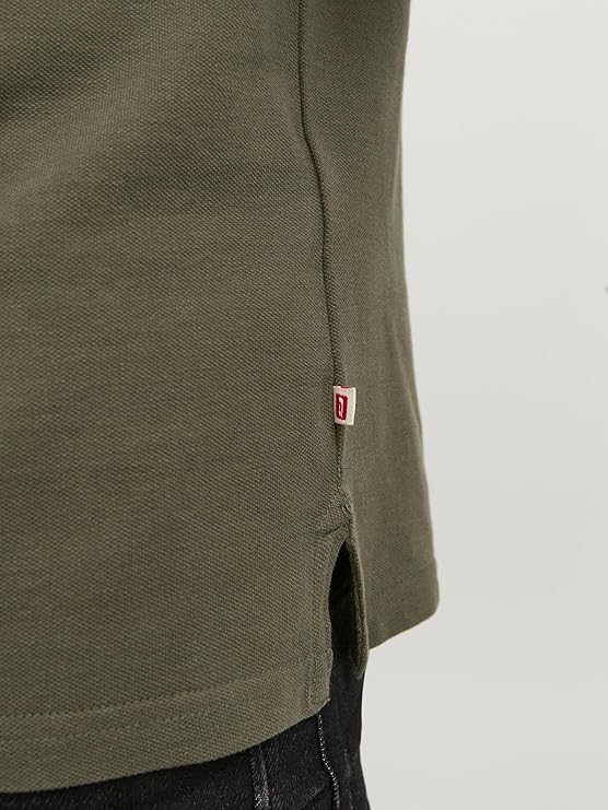Jack & Jones Polo Hombre Jjepaulos - Slim Fit, 100% Algodón, Manga Corta