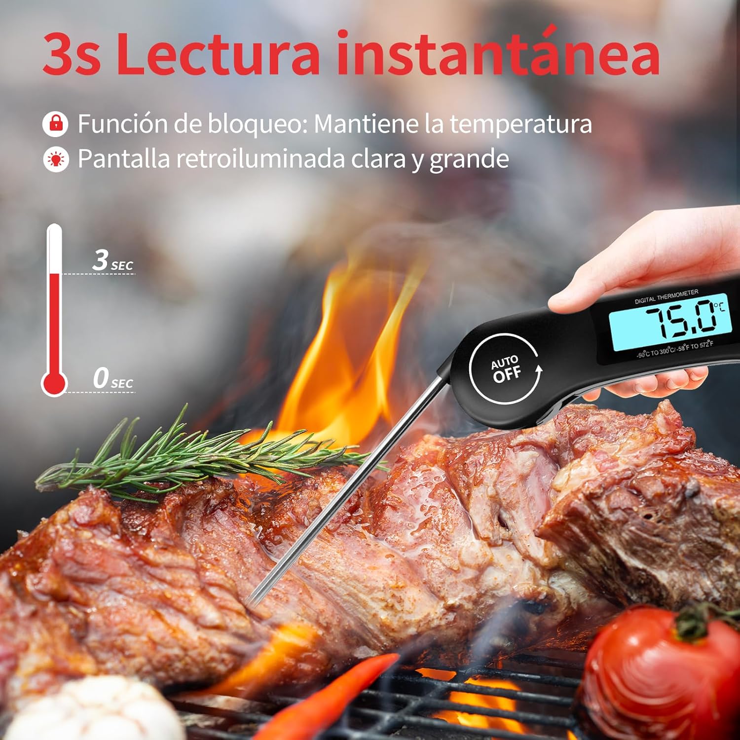 Termómetro de Cocina Digital DOQAUS