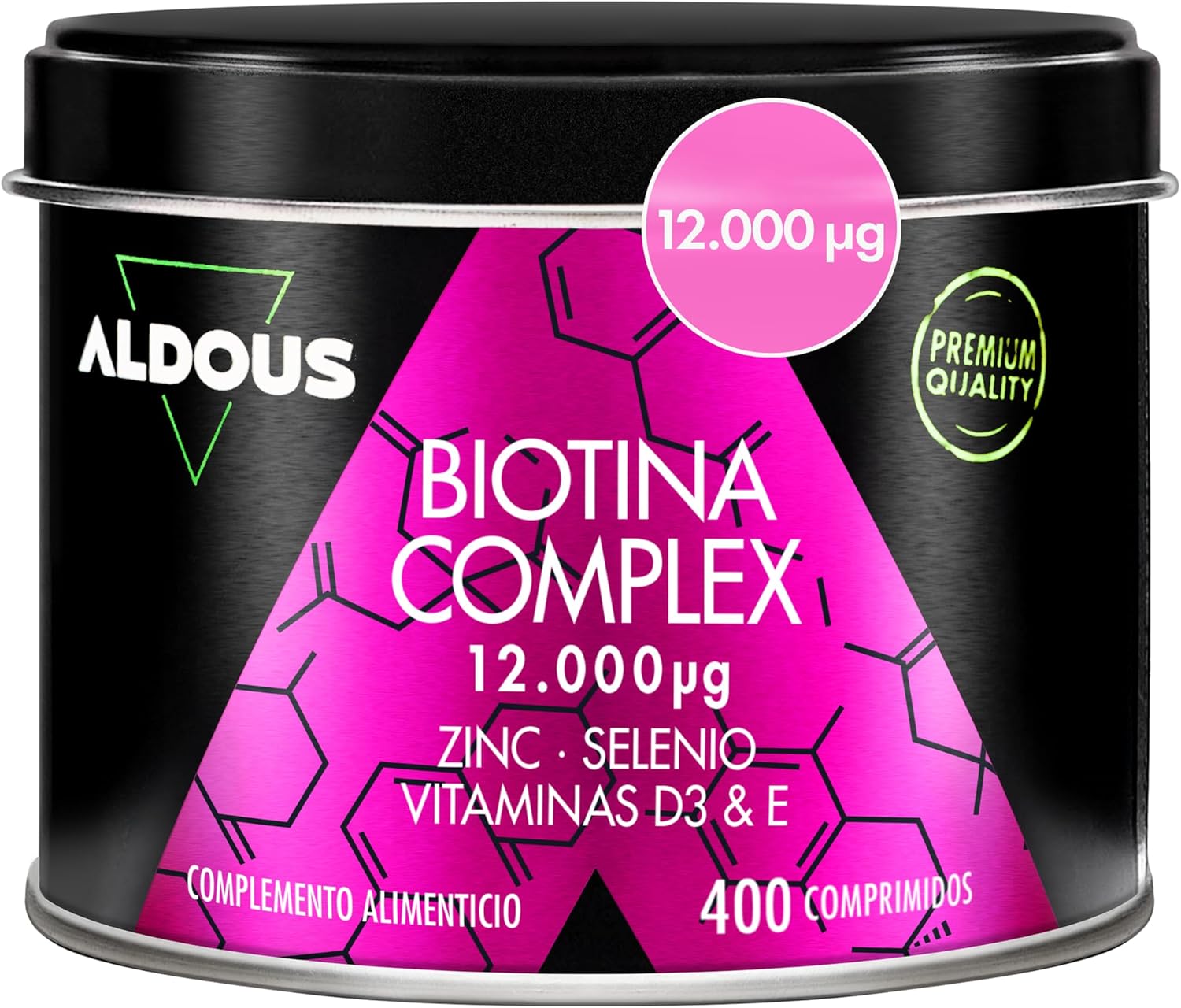 Biotina + Zinc + Selenio | Cabello, Piel y Uñas – Aldous