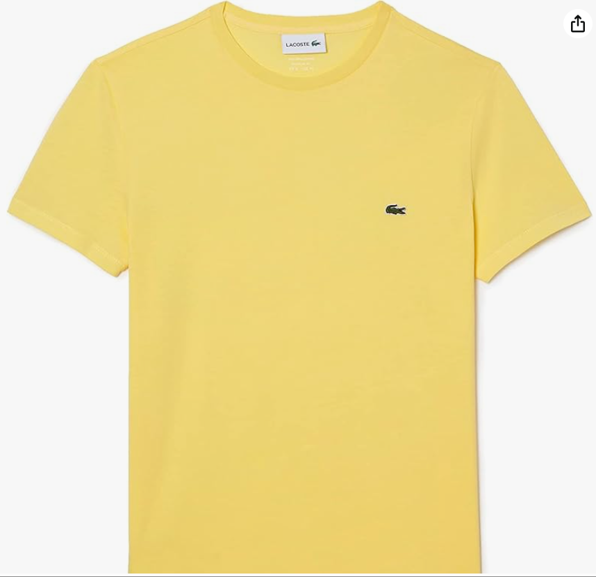 Lacoste TH6709 Camiseta de Algodón Pima para Hombre