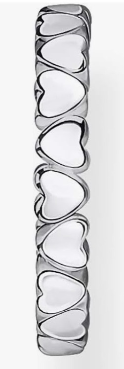 Thomas Sabo Ear Cuff Hearts para Mujer - Plata de Ley 925