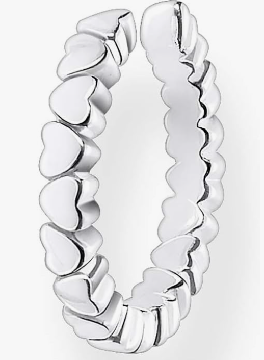 Thomas Sabo Ear Cuff Hearts para Mujer - Plata de Ley 925