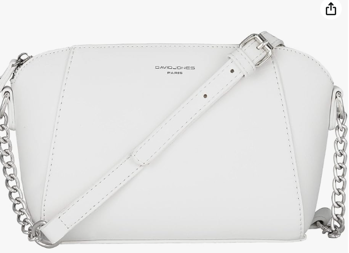 David Jones Bolso Bandolera Pequeño para Mujer - Cadena Cuero PU Elegante
