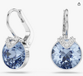 Swarovski Bella Pendientes Colgantes - Cristal Blanco Baño de Rodio