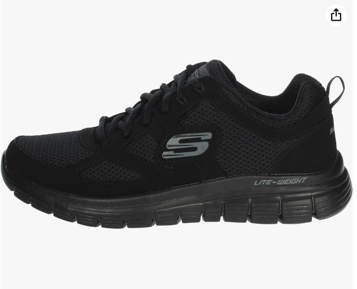 Skechers Burns Agoura Zapatillas para Hombre - Cuero y Malla