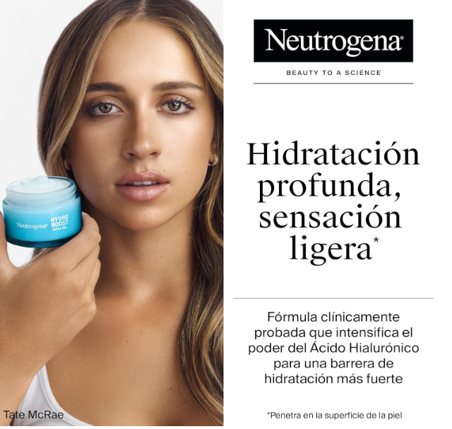 Neutrogena Hydro Boost Gel de Agua Facial 50ml - Ácido Hialurónico y Aminoácidos