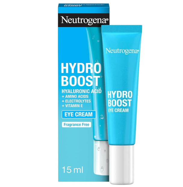 Neutrogena Hydro Boost Contorno de Ojos 15ml - Ácido Hialurónico, Aminoácidos y Vitamina E