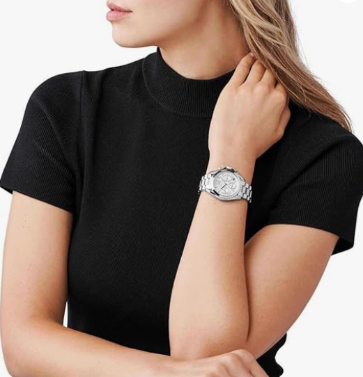 Michael Kors Reloj Bradshaw Mujer — Cronógrafo Cuarzo 36 mm Acero Inoxidable