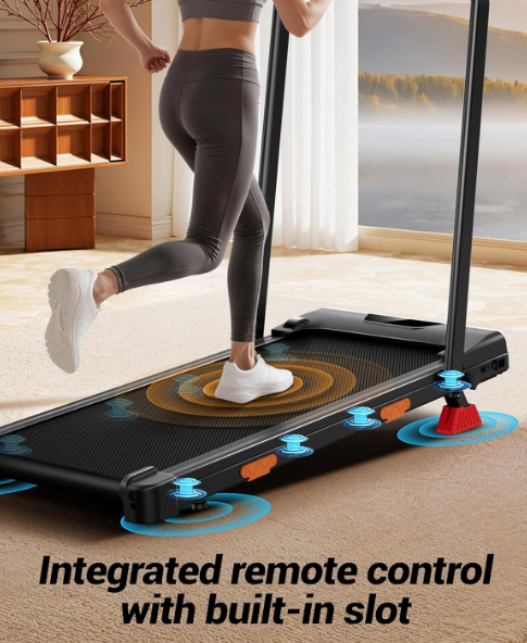Cinta de Correr Plegable con Inclinación y Motor Silencioso 2.5HP