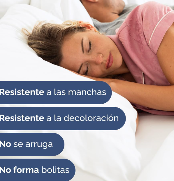 Juego de Sabanas 4 Piezas Cama 180x200 Microfibra Blanco - CGK Unlimited