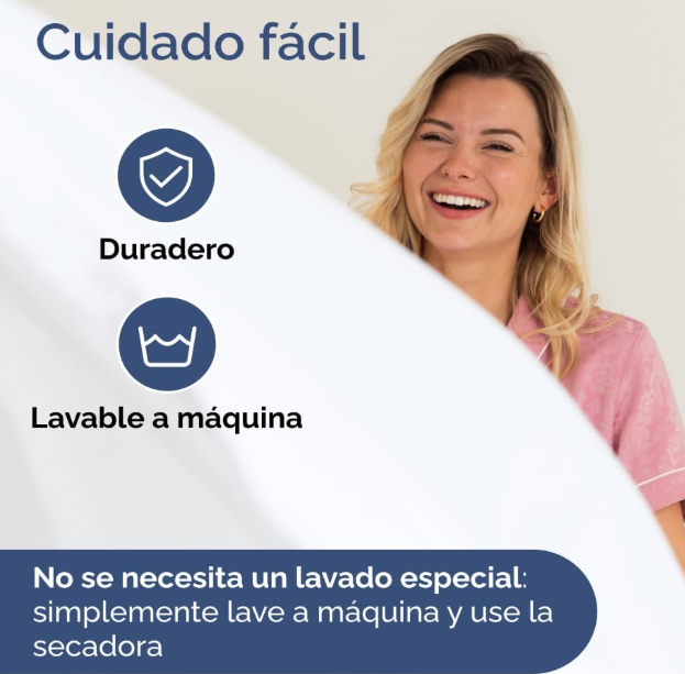 Juego de Sabanas 4 Piezas Cama 180x200 Microfibra Blanco - CGK Unlimited