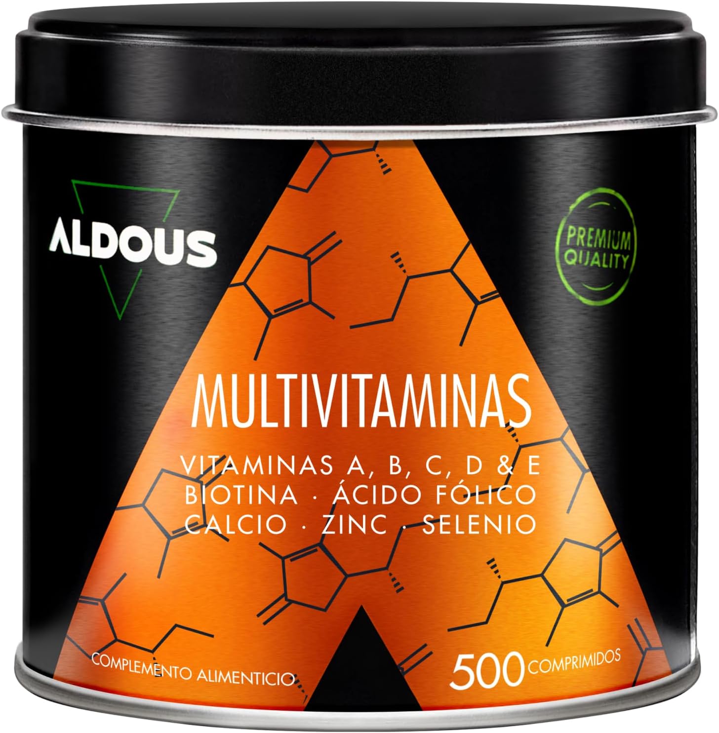 Multivitaminas Hombre y Mujer 500 Comprimidos – Complejo Vitaminico Completo Aldous
