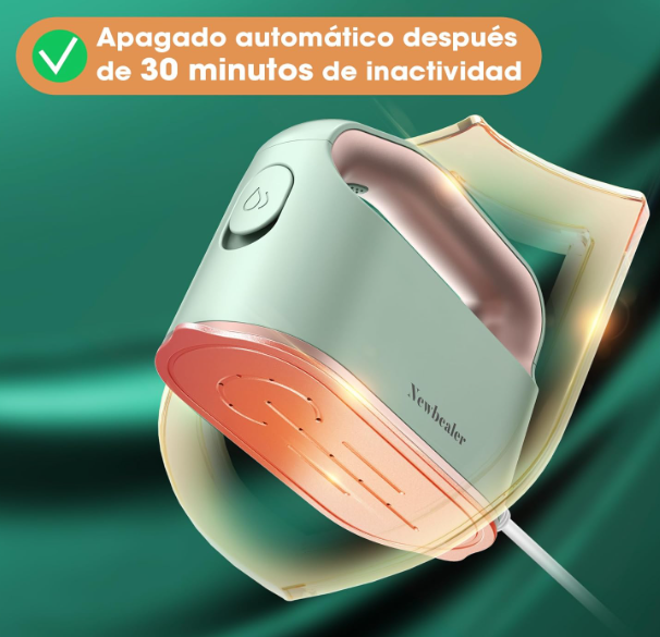 Newbealer Mini Plancha de Vapor Turbo 360° - Compacta para Viajes
