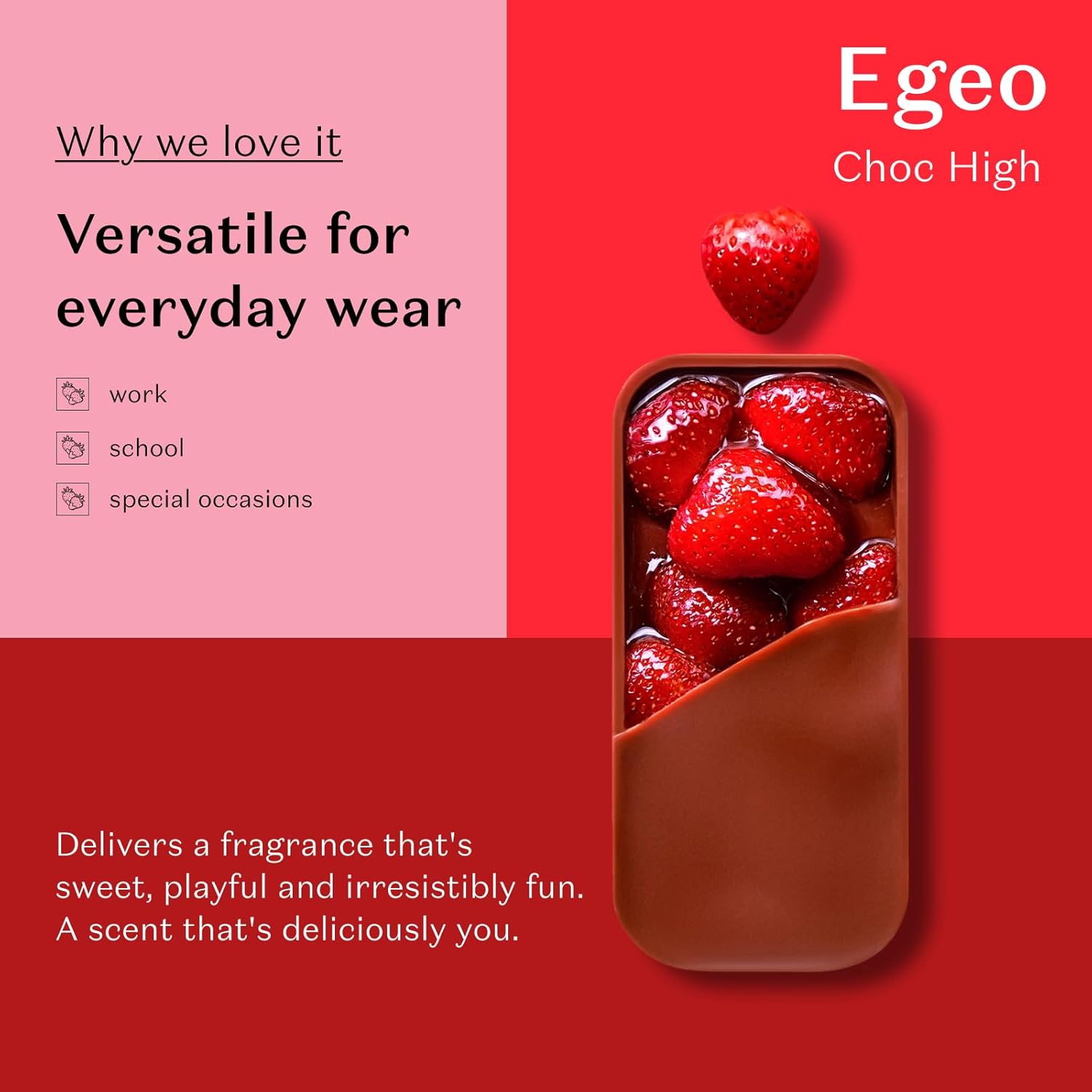 Egeo Choc High EDT 90ml | Perfume Mujer Intenso – O Boticario