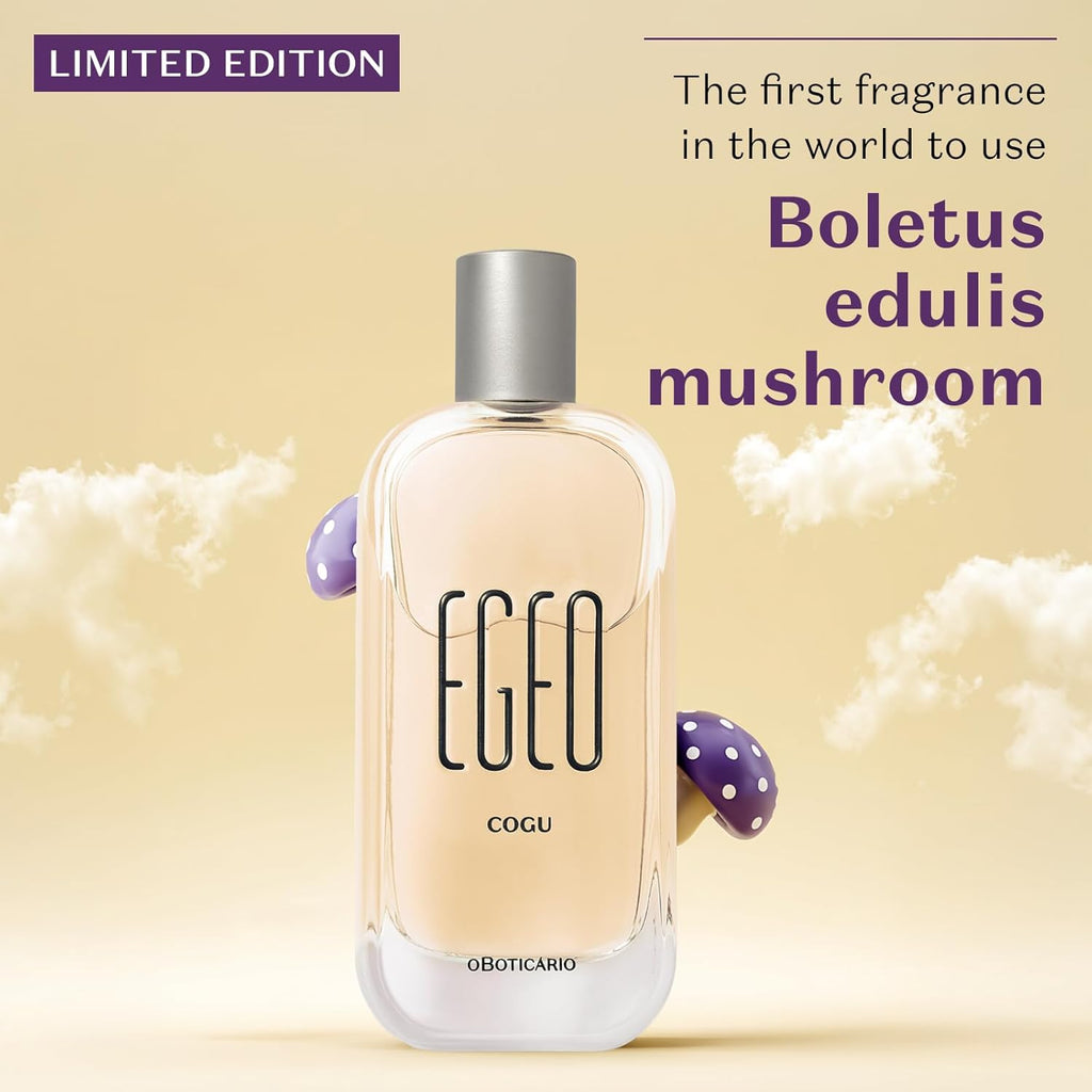 Egeo Cogu Champignon Crème EDT 90ml | Perfume Unisex Gourmand – O Boticario