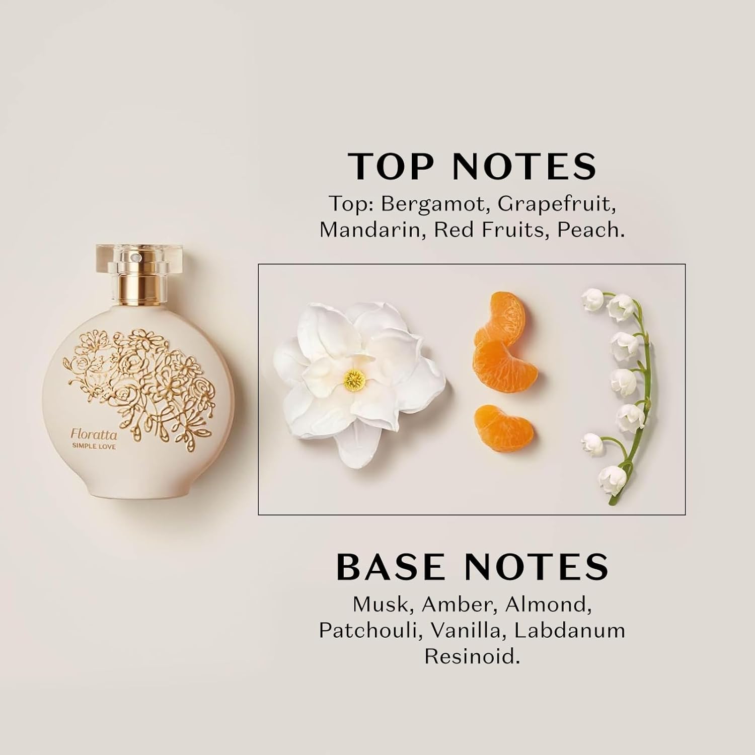 Floratta Simple Love EDT 75ml | Perfume Mujer Chipre Floral – O Boticario