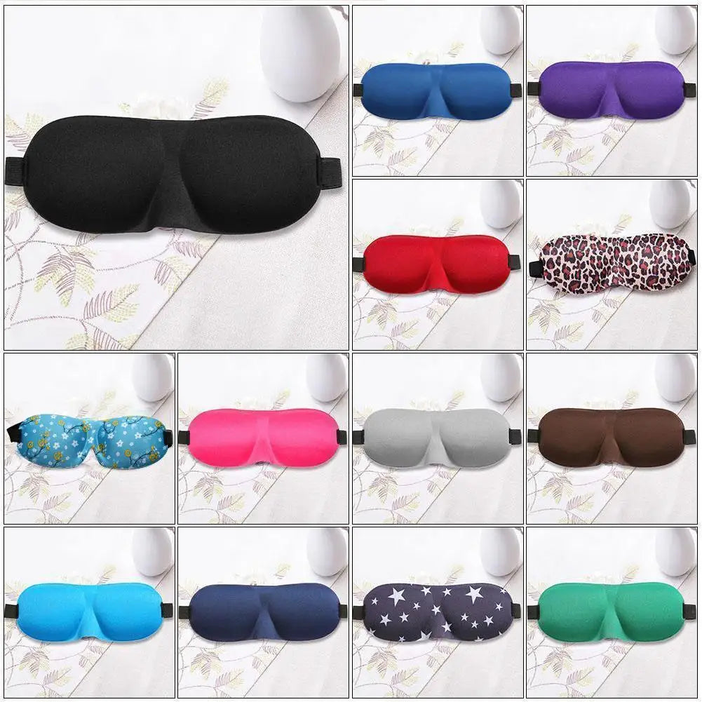 3D Soft Portable Blindfold Travel Eyepatch Sleep Mask Natural Sleeping Eye Mask Eyeshade Cover Blindfold Dropshipping