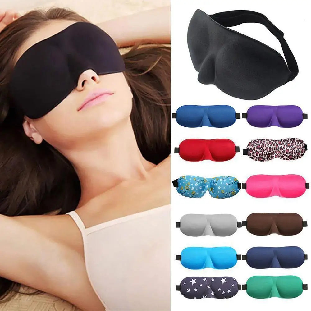 3D Soft Portable Blindfold Travel Eyepatch Sleep Mask Natural Sleeping Eye Mask Eyeshade Cover Blindfold Dropshipping