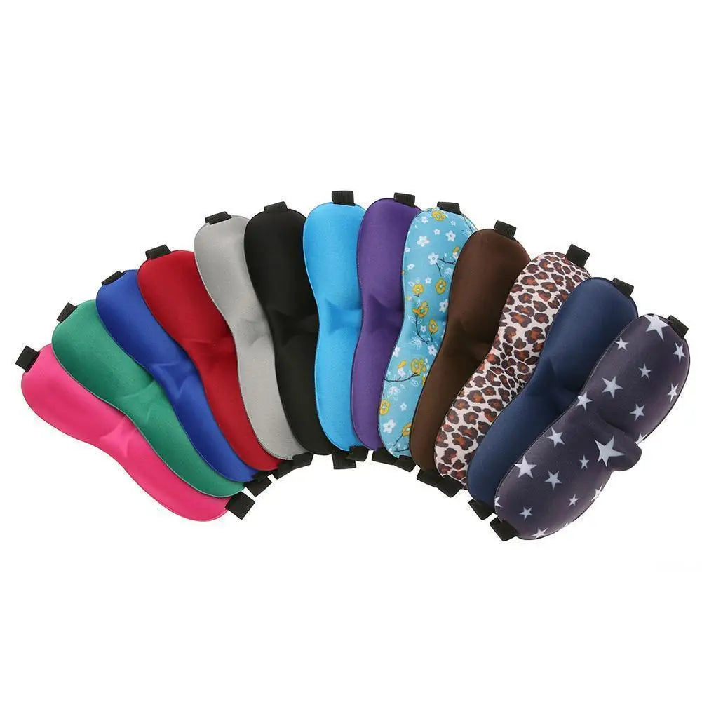 3D Soft Portable Blindfold Travel Eyepatch Sleep Mask Natural Sleeping Eye Mask Eyeshade Cover Blindfold Dropshipping